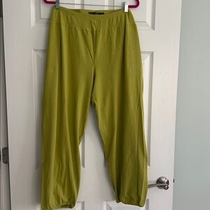 Gudrun Sjödén Green Jersey Puff Pants